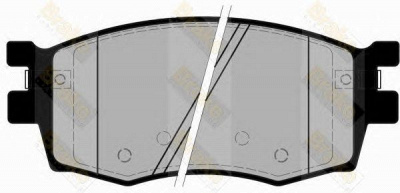 BRAKE ENGINEERING pa1707 -  Комплект тормозных колодок, дисковый тормоз